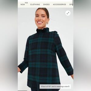 Tuckernuck Blackwatch Plaid Blouse Size Medium
